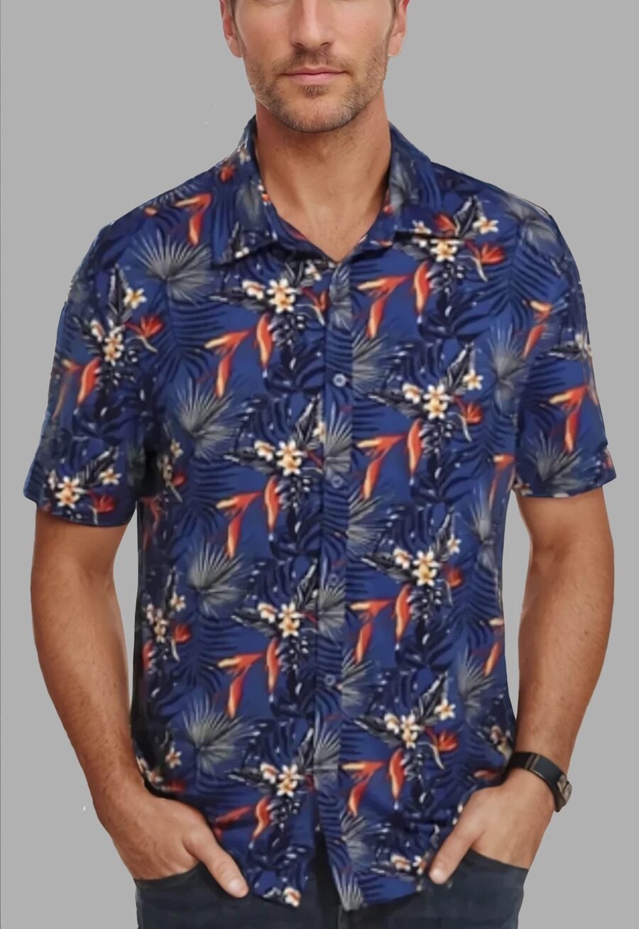 Horizon Shirt — Paradise Navy