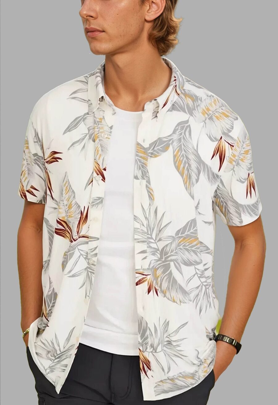 Horizon Shirt — Paradise White