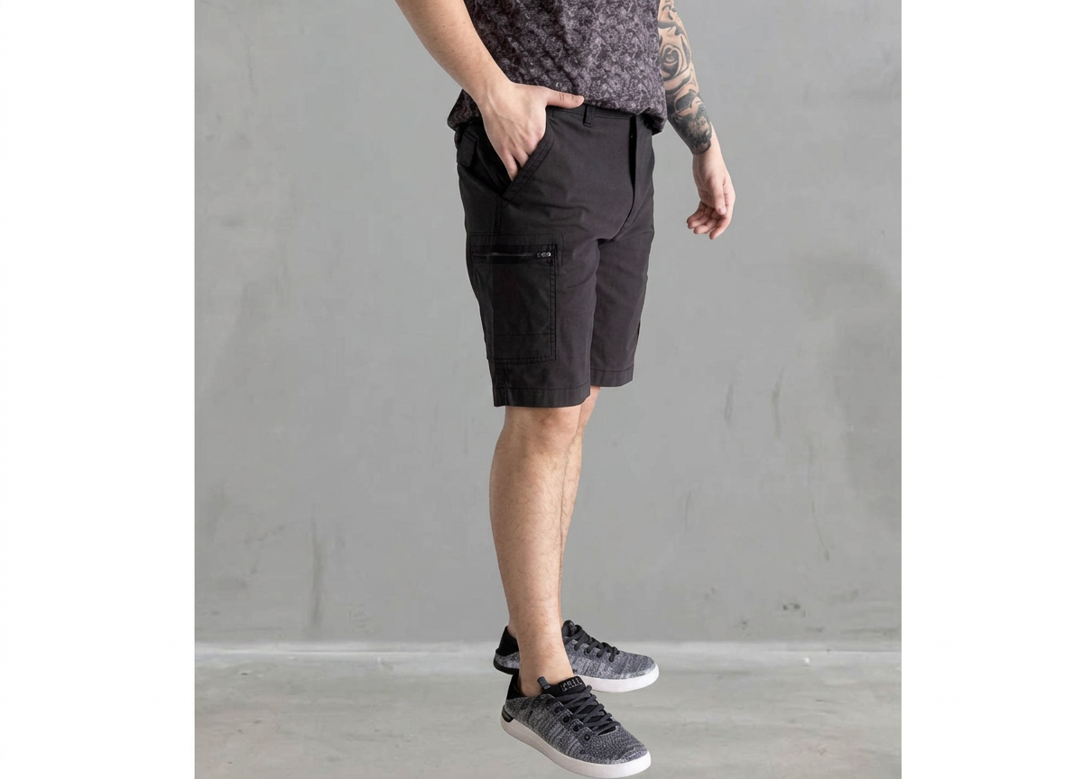 Harbor Utility Short — Black