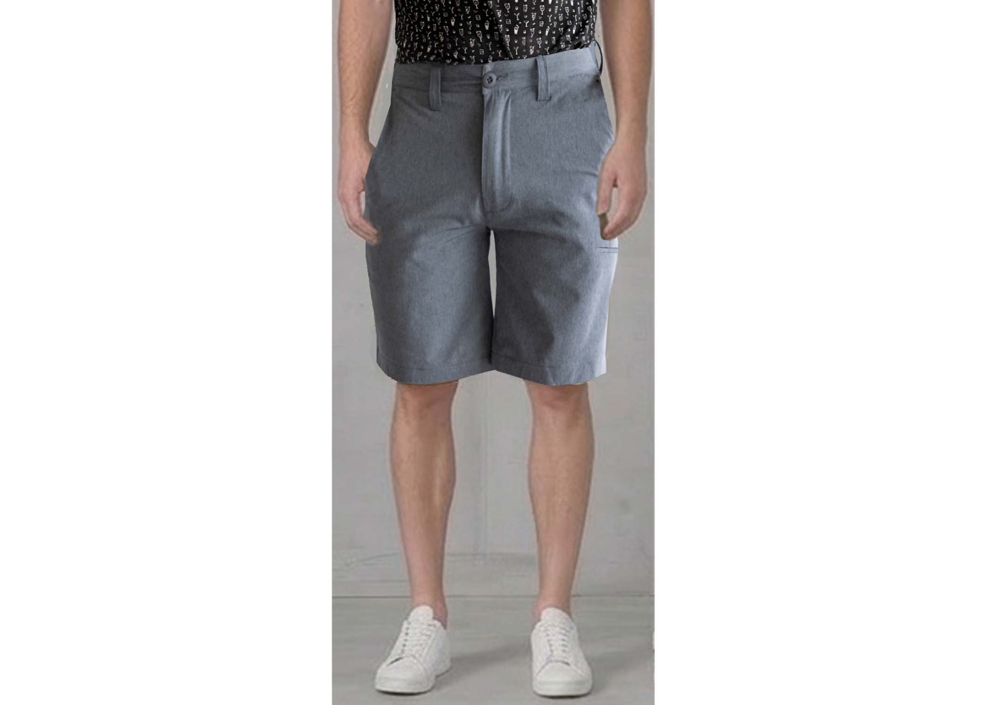 Cationic Cargo Short — Charcoal